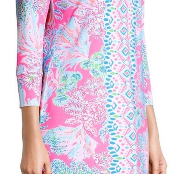 Lilly Pulitzer Nadine Shift Dress 3/4 Sleeve Small - Picture 5 of 16